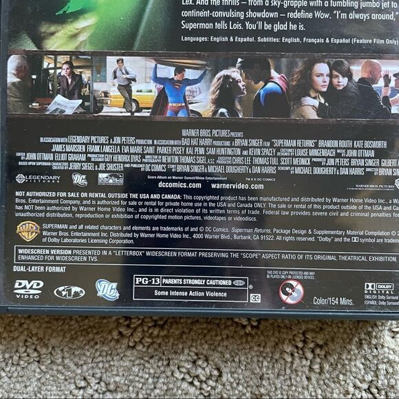 DVD Superman Returns Widescreen Edition - Picture 4 of 6